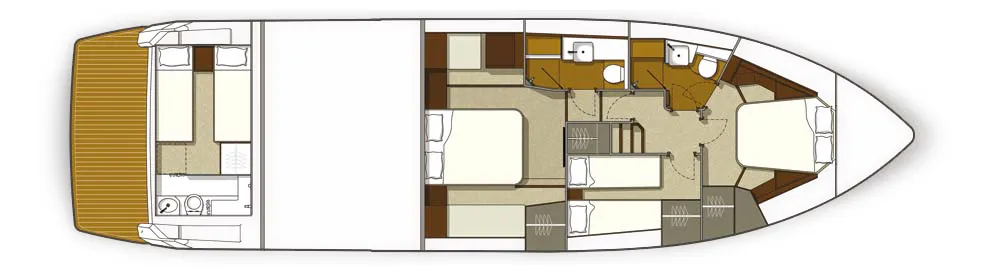 GALEON 550 FLY lower deck